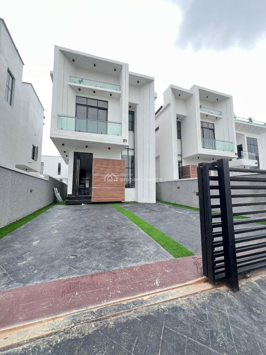 Exquisitely Designed 5 Bedroom Detached Home with Swimming Pool, Bq, Chevron, Lekki, Lagos, Detached Duplex for Sale