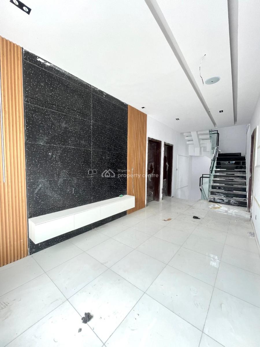 Outstanding Dual Floor 5 Bedroom Fully Detached Duplex with Bq and Tv, 2nd Toll Gate, Lekki, Lagos, Detached Duplex for Sale