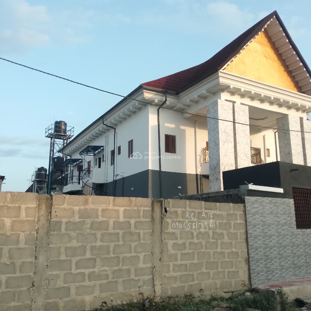 Newly Built 6 Units of 2 Bedroom Flat on an Full Plot, Hossana Estate, Ago Palace, Isolo, Lagos, Flat / Apartment for Sale