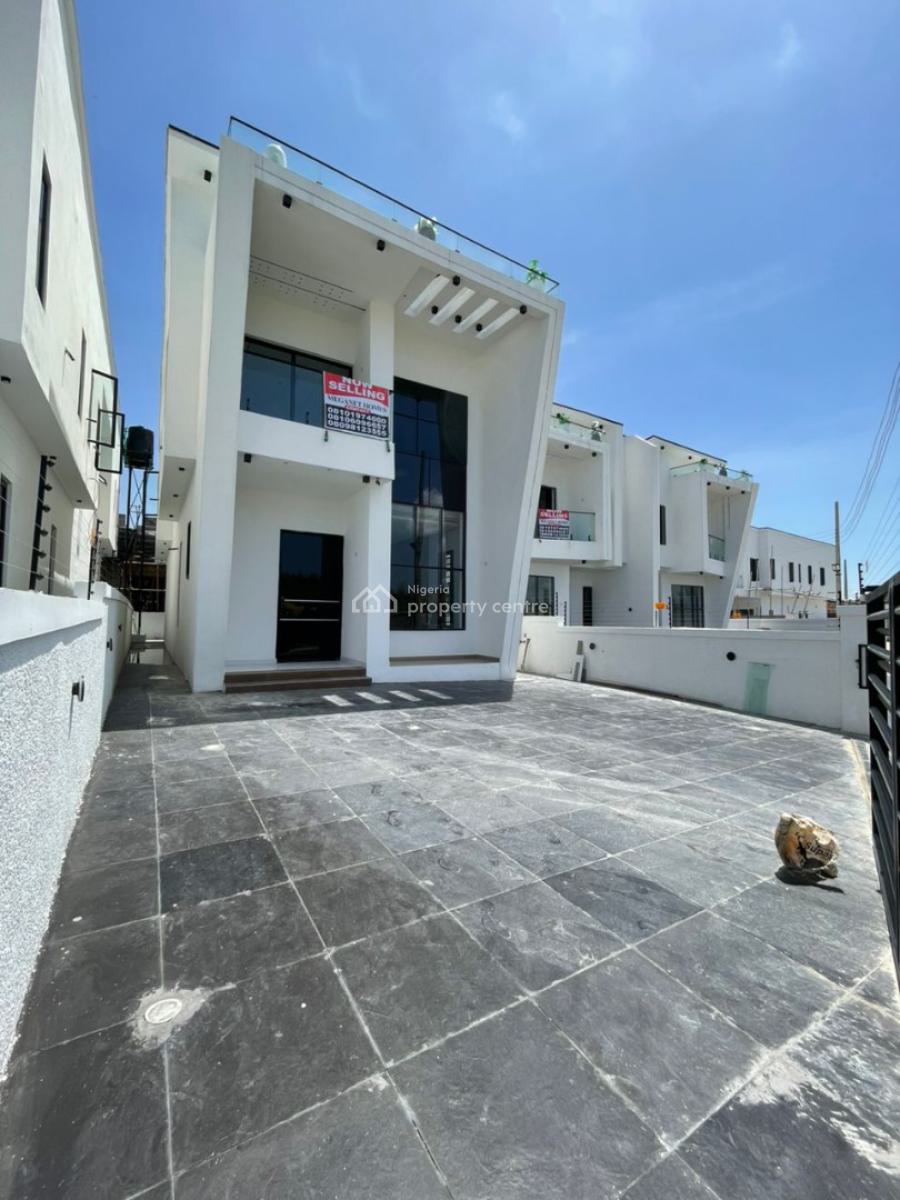 4-bedroom Semi-detached Duplex with Bq & Governors Consent, Lekki Palm City Estate, Ado, Ajah, Lagos, Semi-detached Duplex for Sale