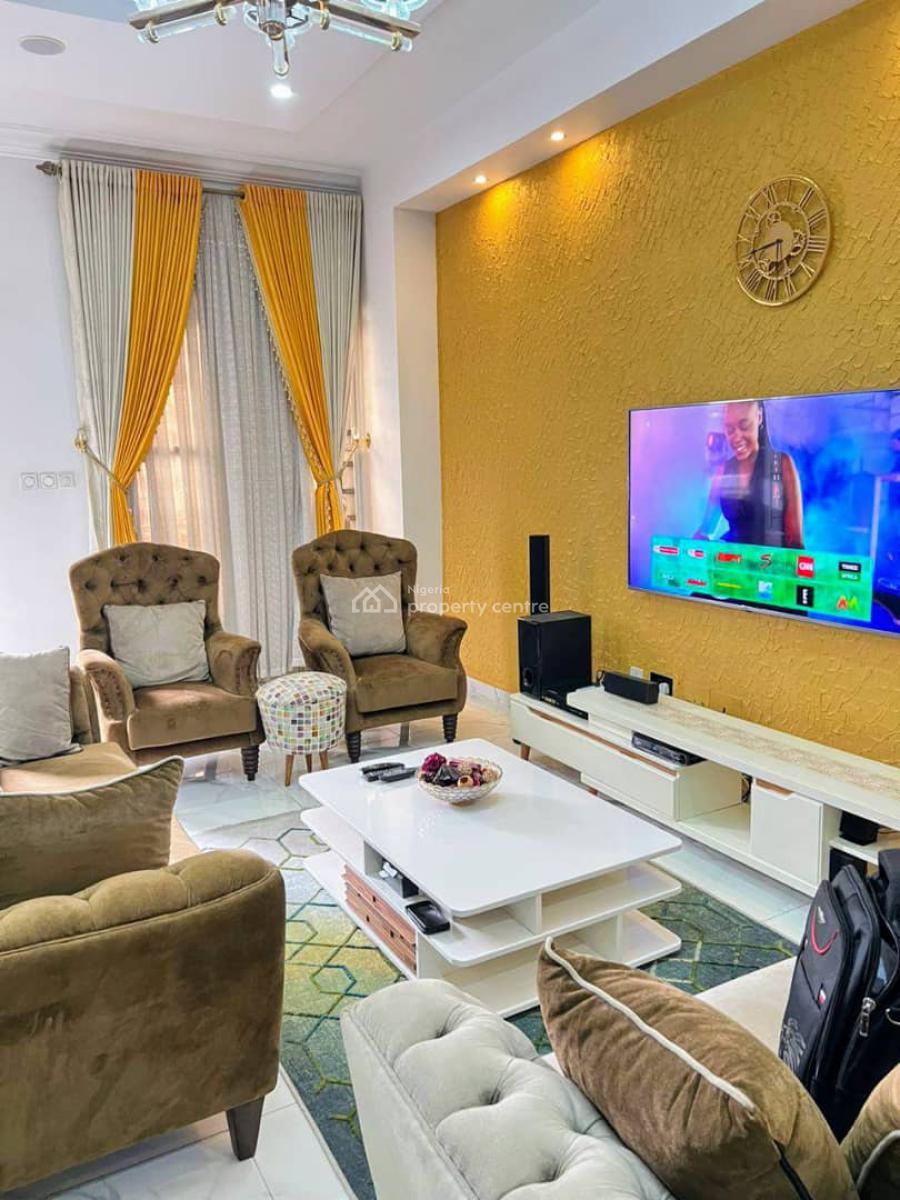 Furnished Luxury 4 Bedroom Semi Detached Duplex, Bq, Chevy View Estate, Chevron, Lekki, Lagos, Semi-detached Duplex for Sale