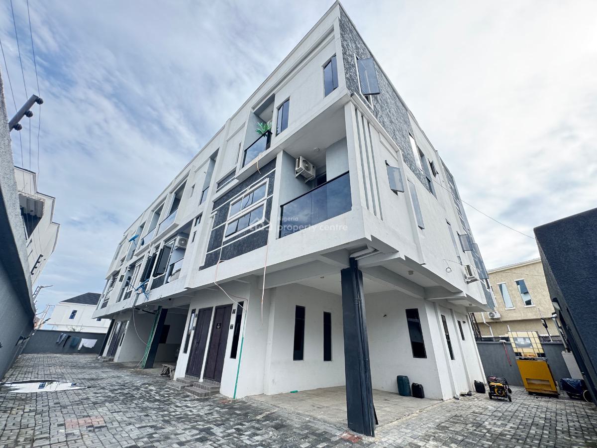 Beautifully Styled 4 Bedroom Terraced Duplex with Bq, Ologolo, Lekki, Lagos, Terraced Duplex for Sale