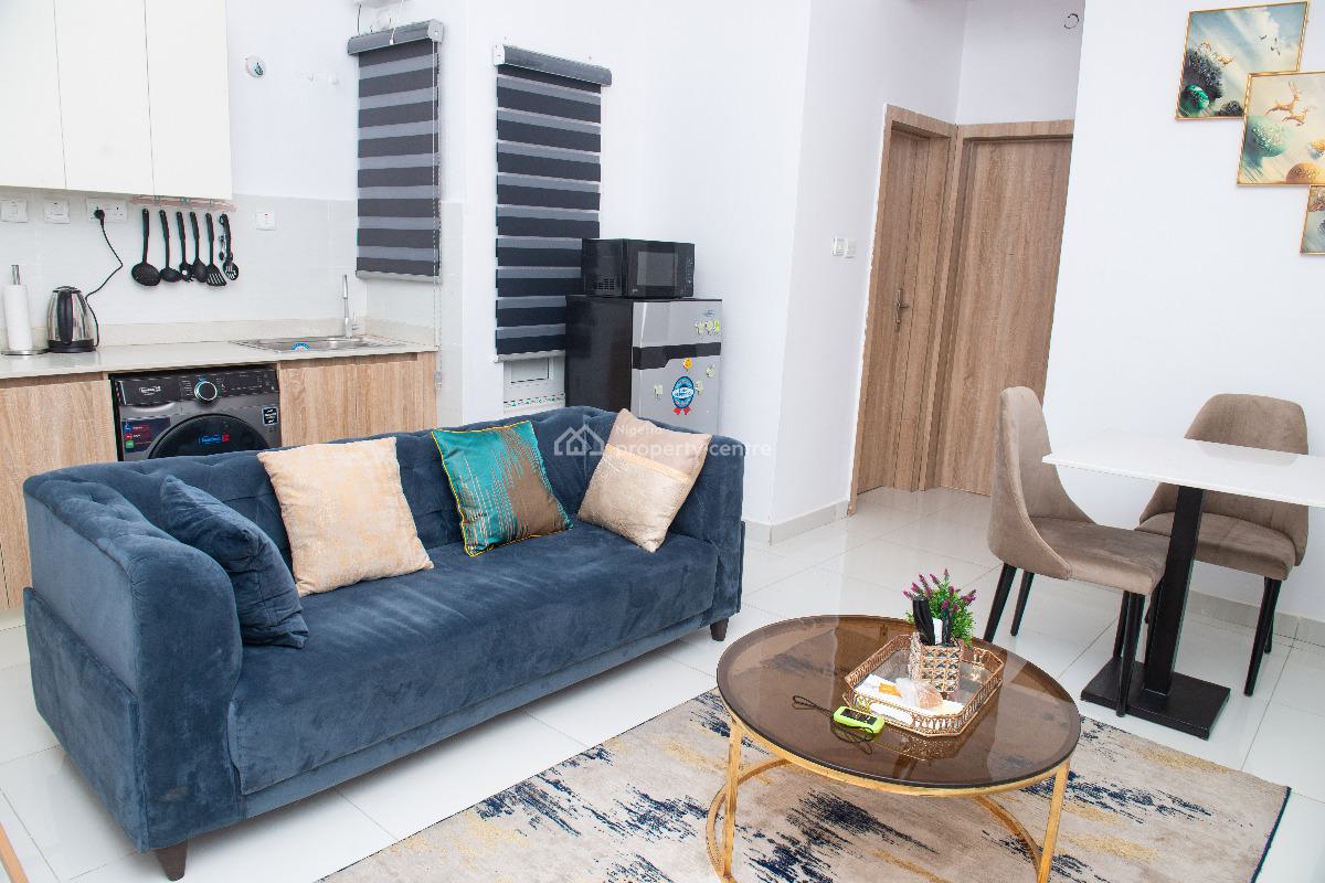Cosy One Bedroom Furnished Apartment, Chevron Drive, Lekki, Lagos, Mini Flat (room and Parlour) for Rent
