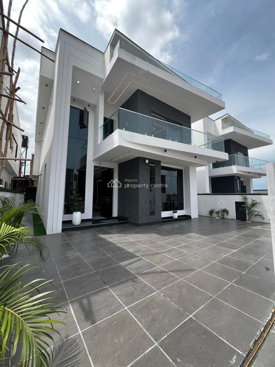 Luxurious 5 Bedroom Fully Detached Duplex with Swimming Pool and Bq, Ajah, Lagos, Detached Duplex for Sale