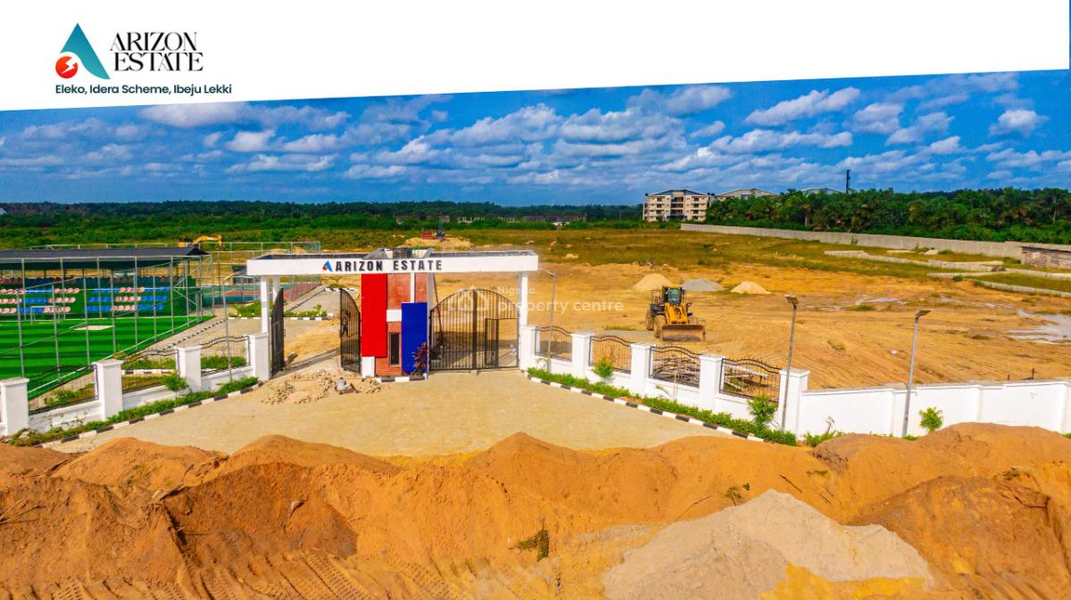Land with Instant Allocation, Approved By Government., Arizon Estate Behind  Pan Atlantic University, Eleko, Ibeju Lekki, Lagos, Residential Land for Sale