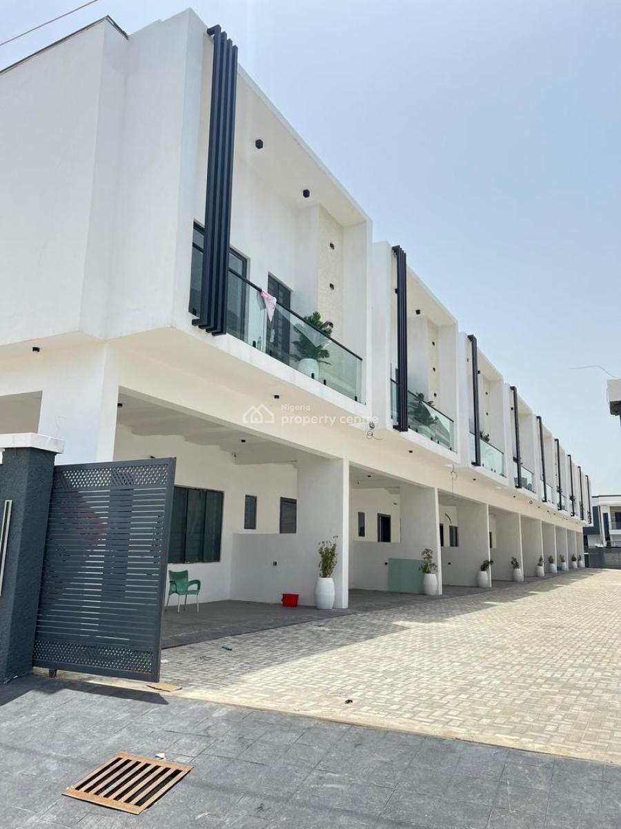 Beautiful 4 Bedroom Terraced Duplex in a Secured Estate, Lekki, Lagos, House for Sale