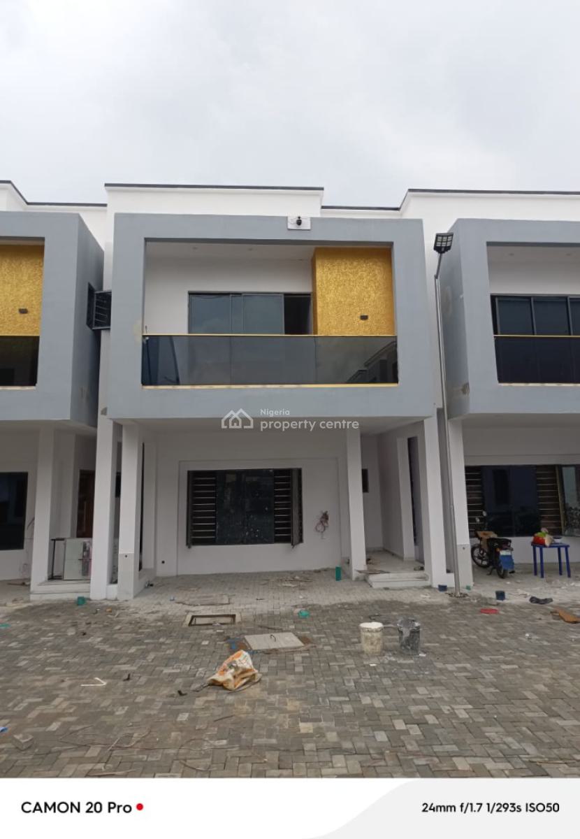 Luxury 3 Bedrooms Terrace Duplex and Bq in a Beautiful Environment, Sangotedo, Ajah, Lagos, Terraced Duplex for Sale