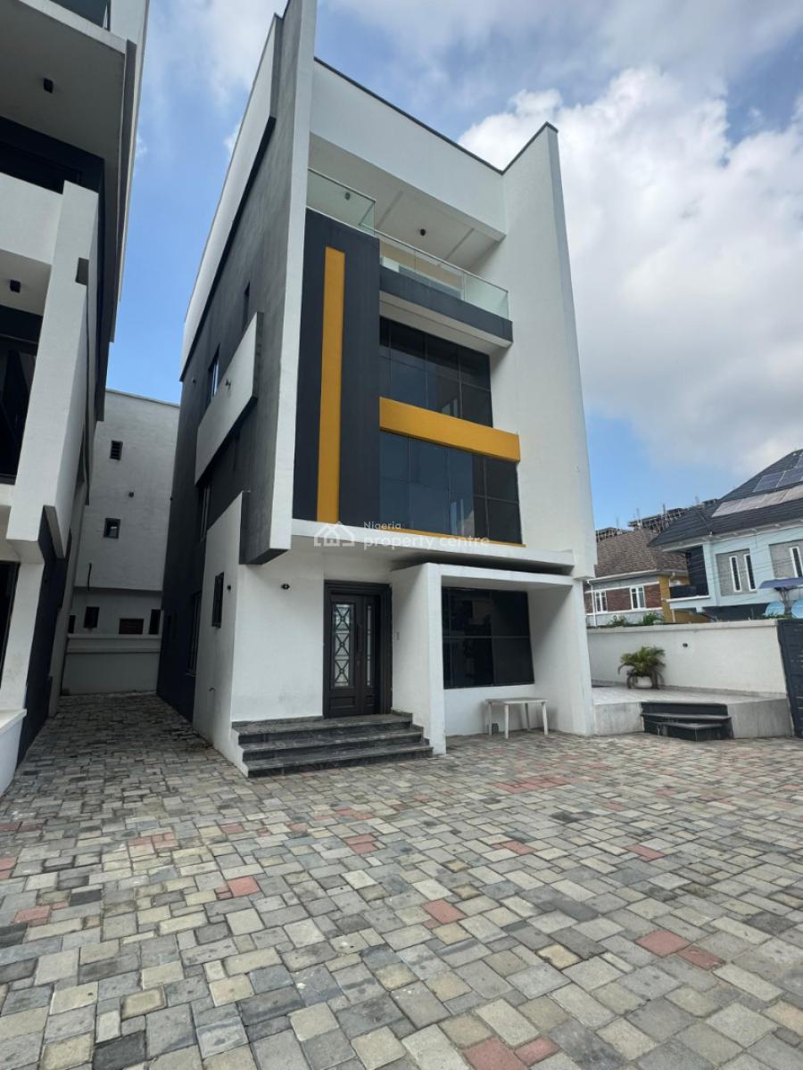 4 Bedroom Duplex with Swimming Pool and Bq, Chevron, Lekki, Lagos, Detached Duplex for Sale