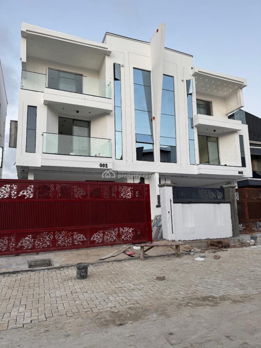 Exquisite and Luxurious 4 Bedroom Semi Detached with Bq, Agungi, Lekki, Lagos, House for Sale