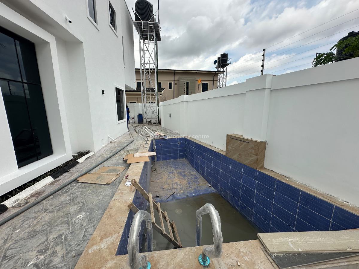 Luxury 4 Bedroom Fully Detached Duplex with Swimming Pool, Behind Gra Police Station, Asaba, Delta, Detached Duplex for Sale