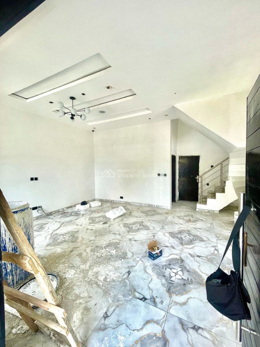 4 Bedroom Luxury Fully Detached with C of O, General Paint Close to Lbs / Dominion Church / Abraham Adensaya, Sangotedo, Ajah, Lagos, Terraced Duplex for Sale