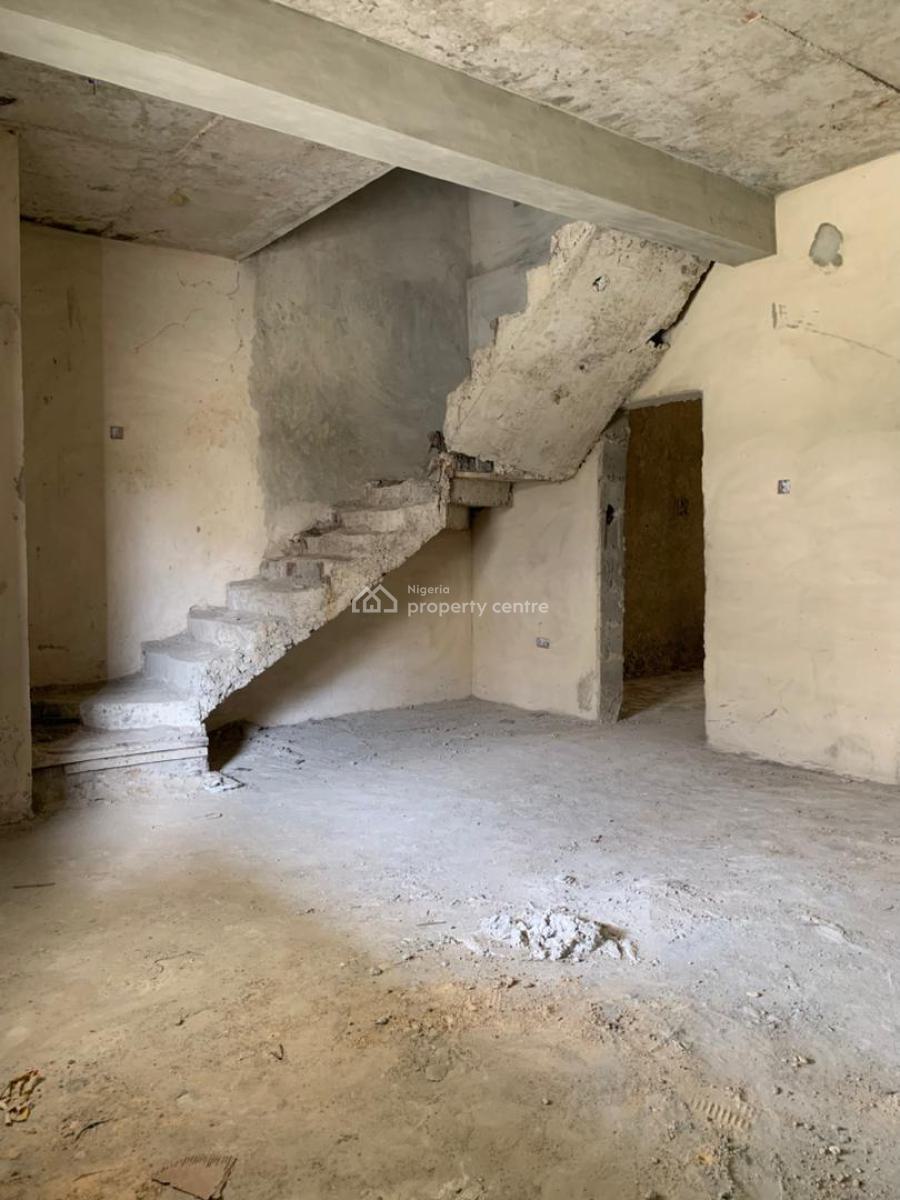 Luxury 3 Bedroom Terrace Duplex (carcass), Meridian Park Estate, Awoyaya, Ibeju Lekki, Lagos, Terraced Duplex for Sale