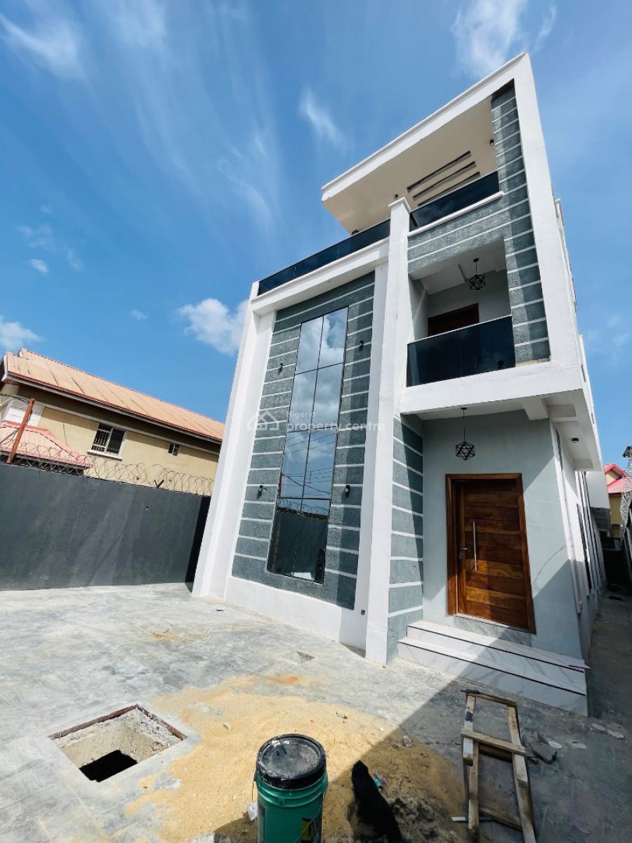 Beautifully Crafted 5 Bedroom Duplex Plus Pool, Gym Room, Study Room, Panoramic Detailed Home with Gym Room, Study, Bq, Rooftop Terrace, Gra Phase 2, Magodo, Lagos, Detached Duplex for Sale