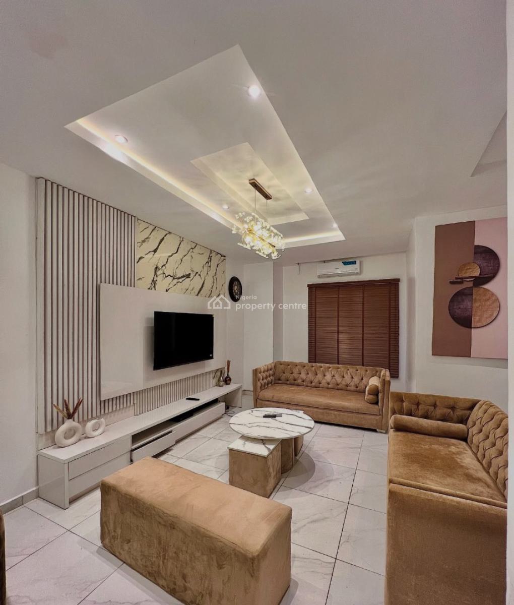Fully Furnished 3 Bedroom Duplex with Spacious Bq, with Inverter, Ikota, Lekki, Lagos, Terraced Duplex for Sale