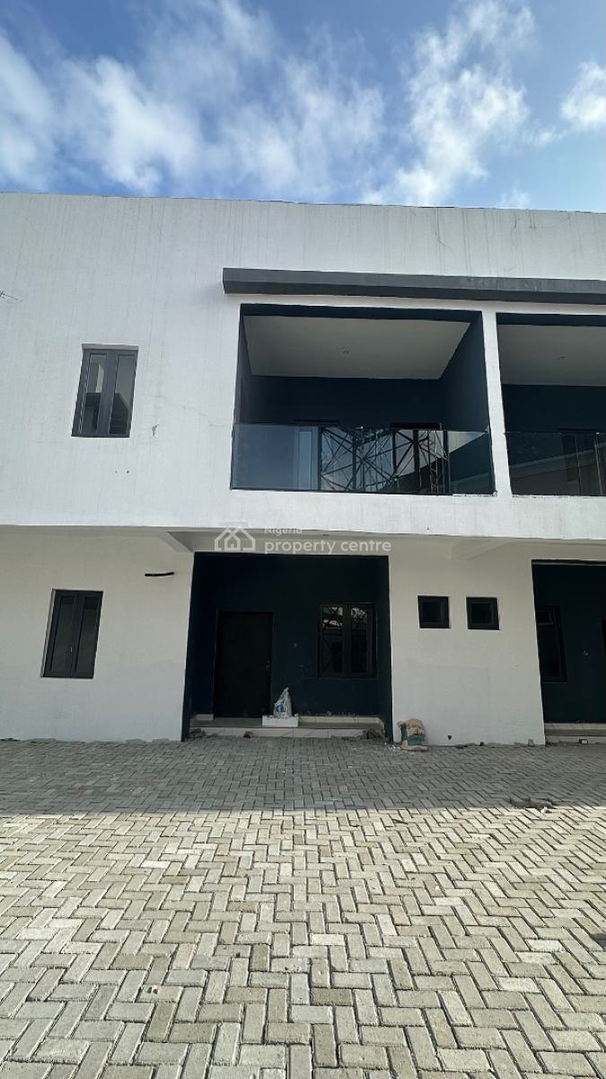 a Sharp 4 Bedroom  Luxury Terrace Styled Duplex  + Bq, Serene and Secured Mini Estate in, Ikota, Lekki, Lagos, Terraced Duplex for Sale