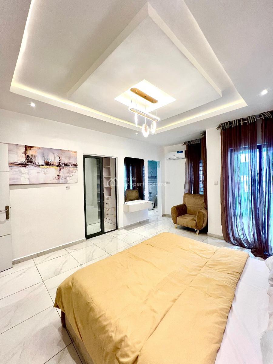 Fully Furnished Self-compound 3 Bedroom Terrace with Bq and Inverter I, Ikota, Ikota, Lekki, Lagos, Terraced Duplex for Sale