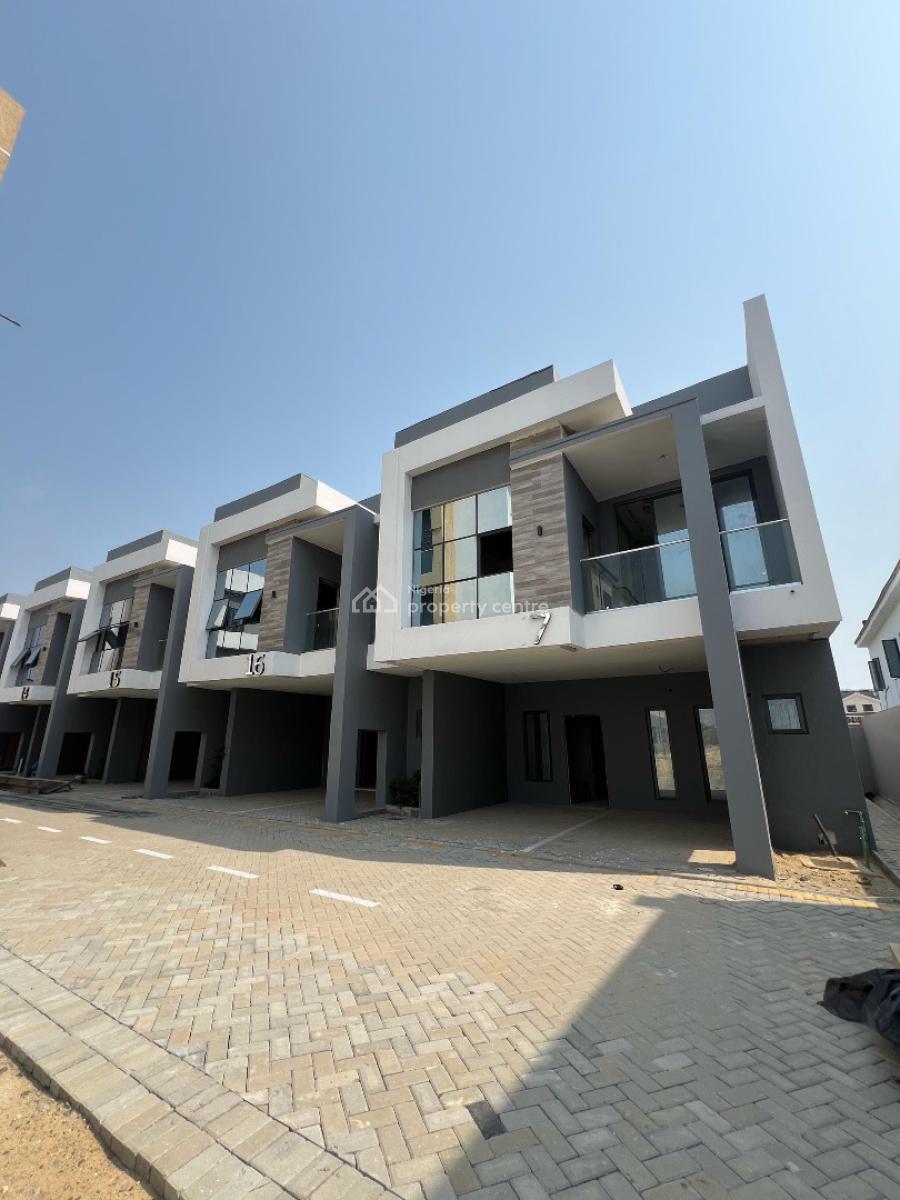 Luxury 4 Bedroom Terrace Duplex with Bq, Swimming Pool, Gym and Playgr, Ogombo, Ogombo, Ajah, Lagos, Terraced Duplex for Sale