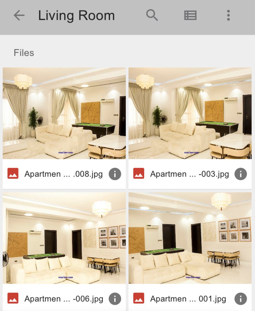 Fully Furnished and Clean 3 Bedroom Apartment with a Room Bq @lekki1, Lekki Phase 1, Lekki, Lagos, Flat / Apartment for Rent