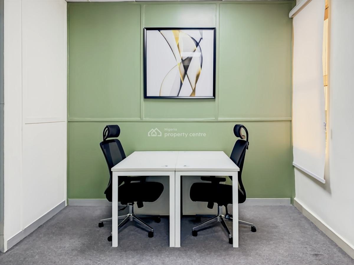 Private Office Space for 2 Persons in Regus Murjanatu House, 1 Zambezi Crescent Off Aguyi Ironsi Street, Murjanatu House, Maitama District, Abuja, Office Space for Rent