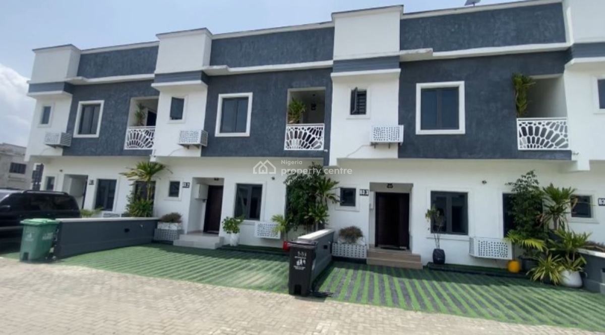 Luxury 4-unit 3-bedroom Terrace Duplex - Fully Furnished & Move-in Ready, By Novare Mall, Monastery Road, Sangotedo, Ajah, Lagos, Terraced Duplex for Sale