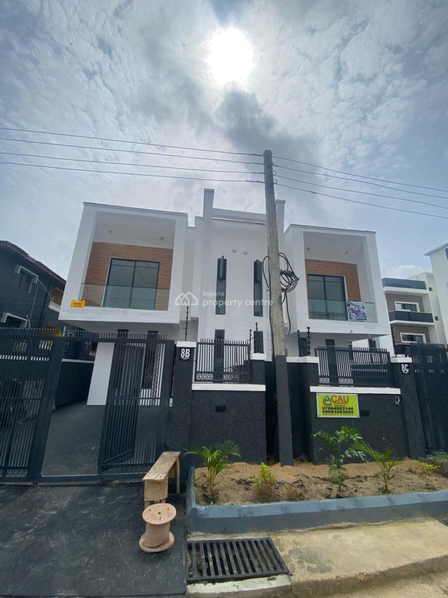 Luxury 4 Bedroom Semi Detached Duplex, Spacious 4 Bedroom Semi Detached Duplex with a Bq, Agungi, Lekki, Lagos, Semi-detached Duplex for Sale