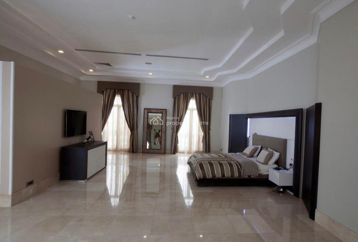 Magnanimous 7 Bedroom Mansion with 4 Rooms Bq, Banana Island, Ikoyi, Lagos, House for Sale