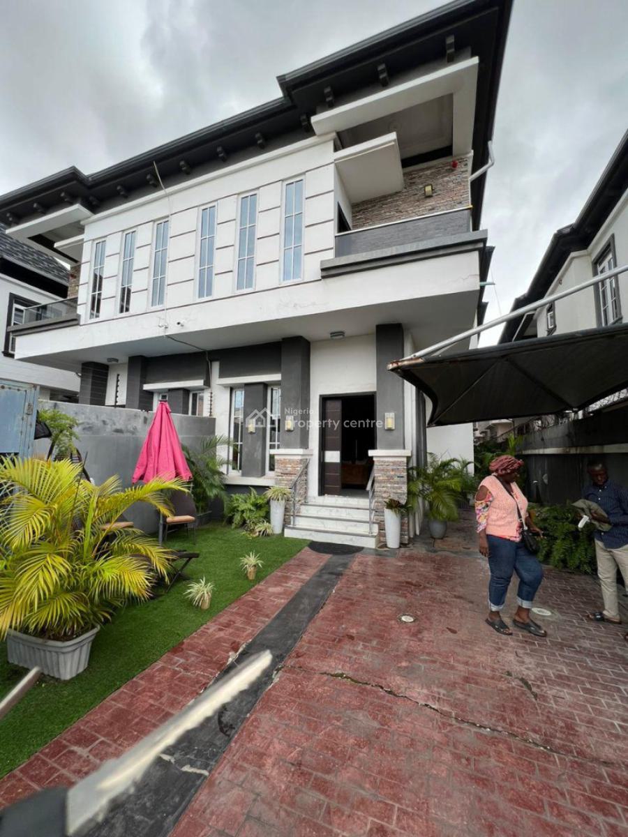 Furnished & Luxury 4 Bedroom Semi-detached Duplex, Chevron, Lekki, Lagos, Semi-detached Duplex for Sale