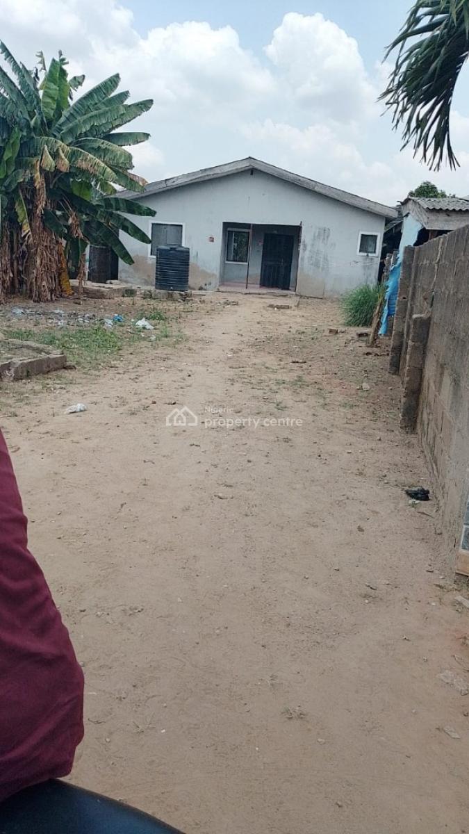 Spacious 3 Bedrooms Bungalow on Half Plot Near Bus-stop, Asese, Ibafo, Ogun, Detached Bungalow for Sale