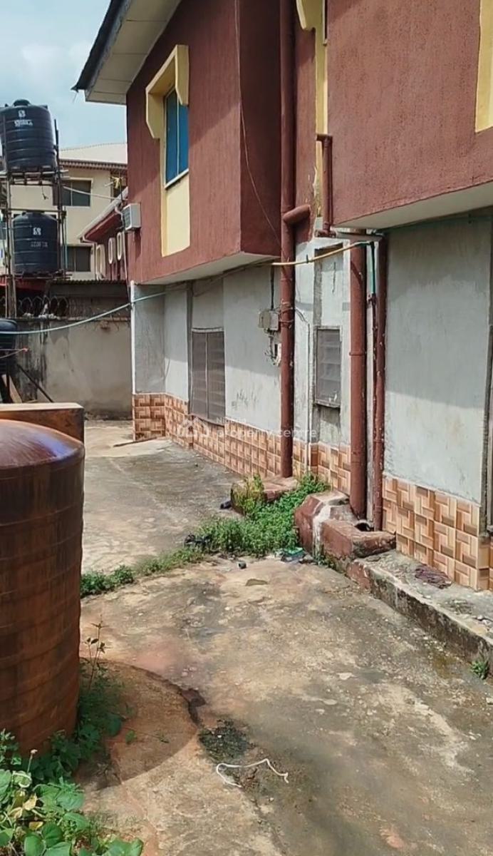 a Block of 4 Flats with Shops, Directly on Grandmate Street, Ago Palace, Isolo, Lagos, Block of Flats for Sale