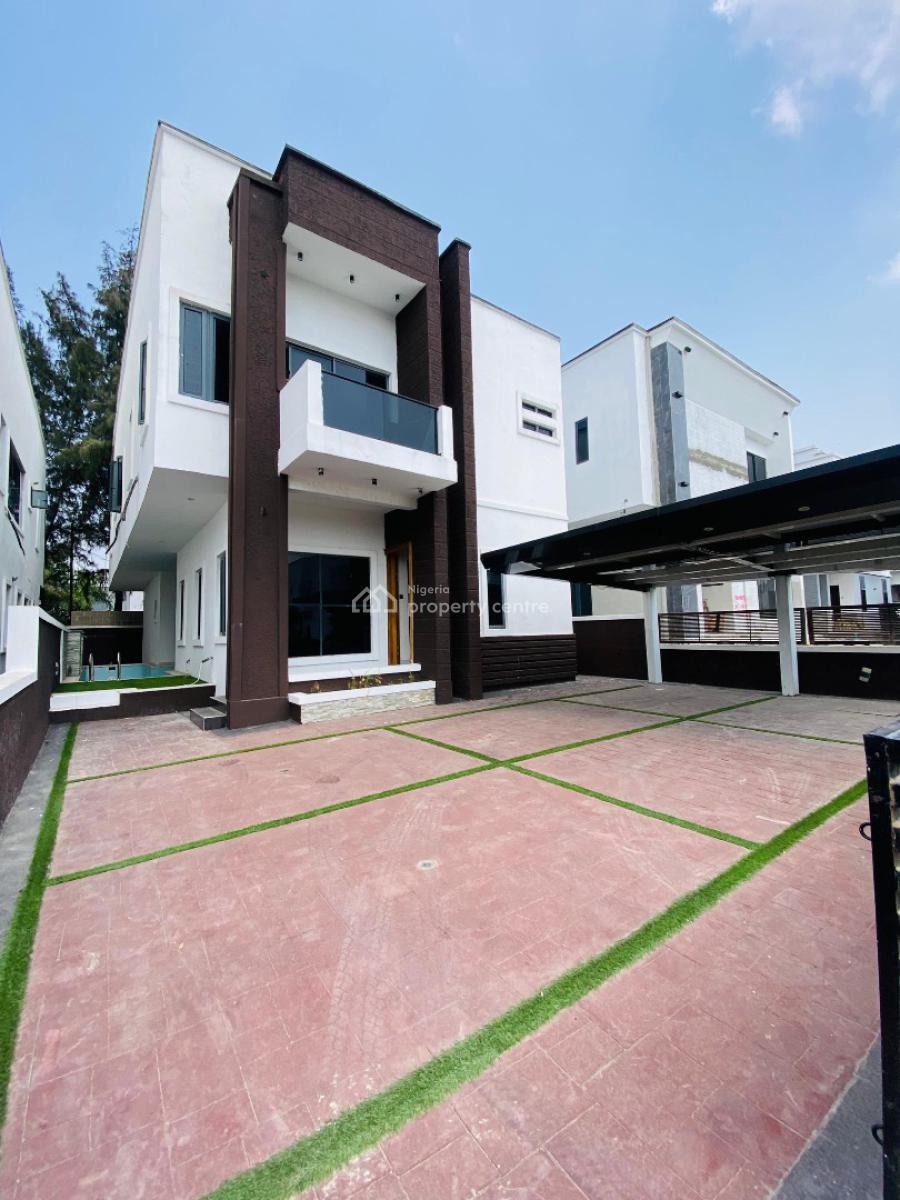 5 Bedroom Fully Detached Duplex with Bq, Pool, Megamound Estate, Lekki, Lagos, Detached Duplex for Sale