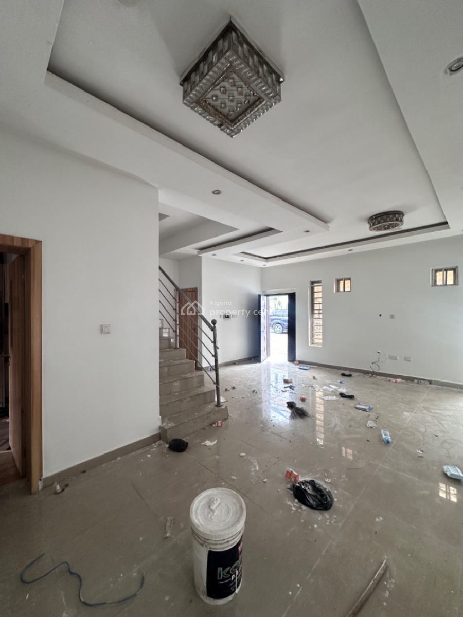 Spacious 4 Bedroom Duplex Within a Secured Estate, Chevron Toll Gate, Lekki, Lagos, Semi-detached Duplex for Rent