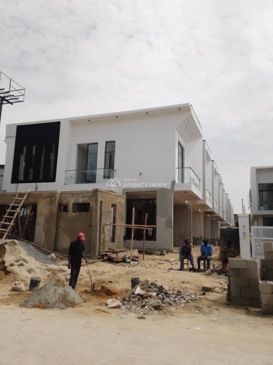 Newly Built 4 Bedroom Terraced Duplex with Bq, Ikota, Lekki, Lagos, Terraced Duplex for Sale