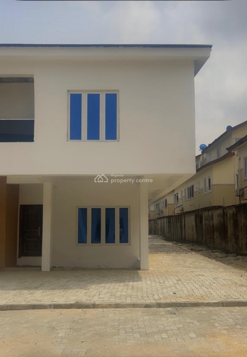 a 3 Bedroom Terrace Cornerpiece with Bq (shell), Off Chevron, Lekki, Lagos, Terraced Duplex for Sale