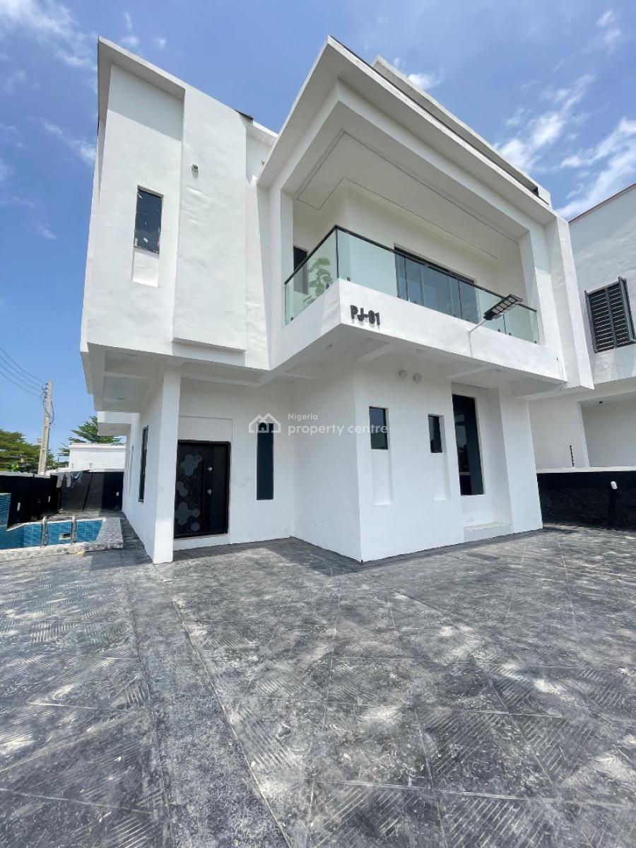 Immaculate 4 Bedroom Detached Duplex with Swimming Pool and a Bq, Ajah, Lagos, Detached Duplex for Sale