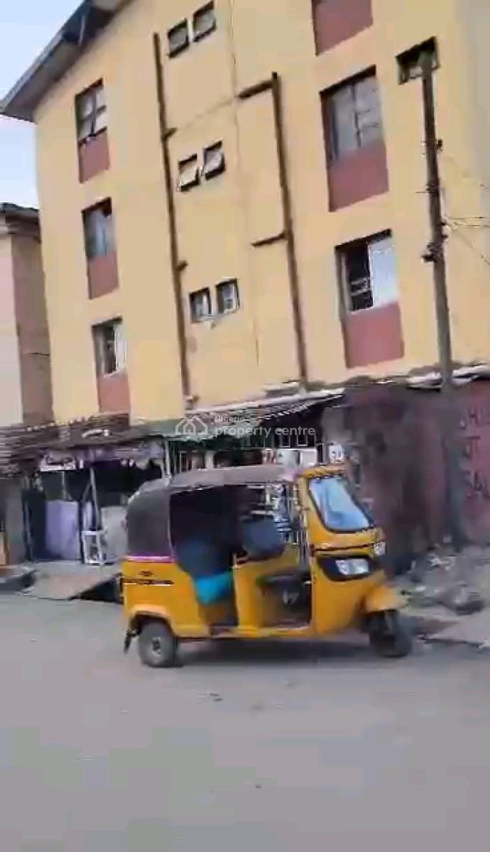 a More Than Full Plot of Land Consisting of 7 Flats of 3 Bedrooms, Bajulaye Compound, Shomolu, Lagos, Block of Flats for Sale