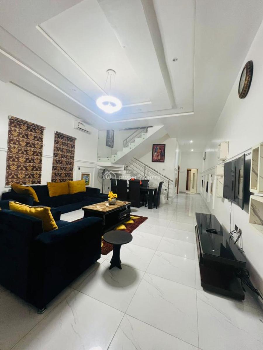 Well Furnished 4 Bedroom Semi Detached Duplex with Bq, Chevron, Lekki, Lagos, Semi-detached Duplex for Rent