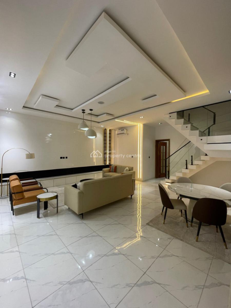 Luxury  Furnished 5 Bedroom Fully Detached Duplex, Chevron, Lekki, Lagos, Detached Duplex for Sale