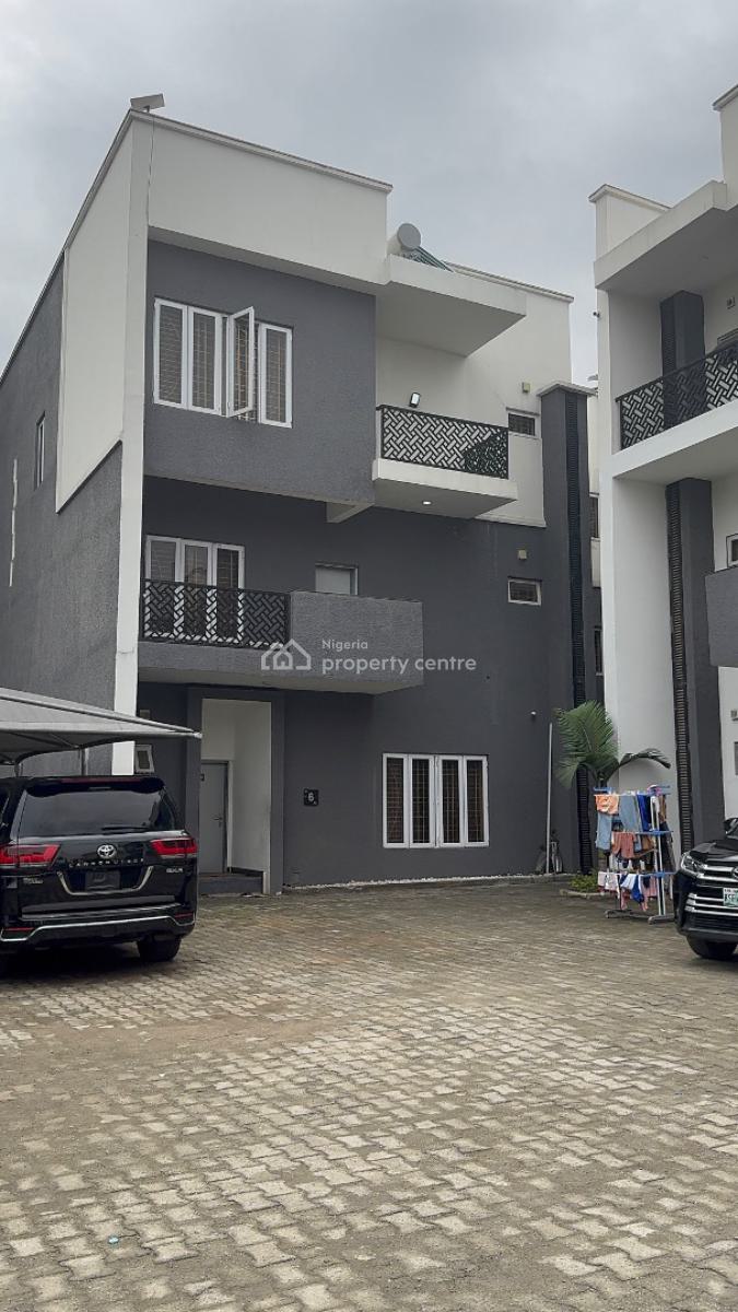 Distress Luxury 4 Bedroom Terrace Duplex with Bq, Close to T.i Sigma, Jabi, Abuja, Terraced Duplex for Sale