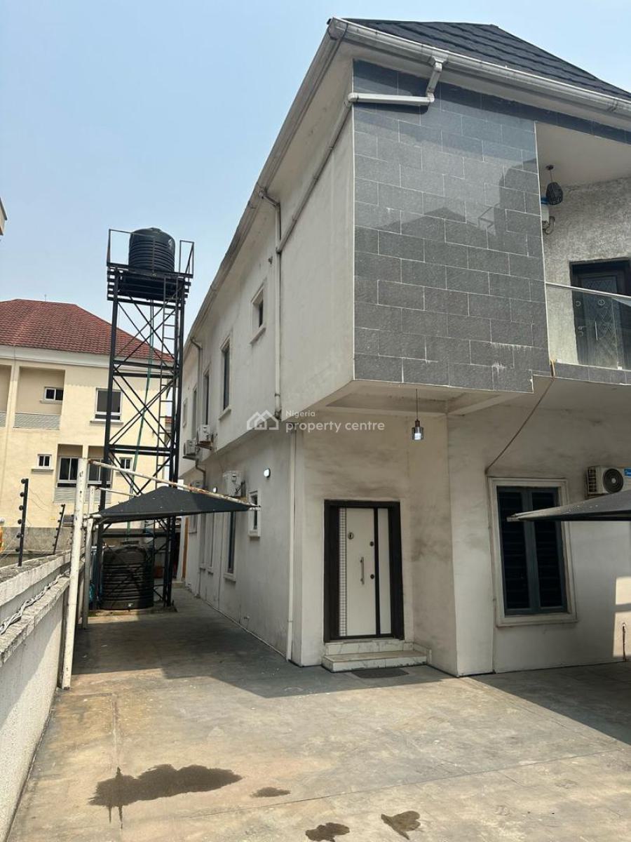 Well Built 4 Bedrooms Semi Detached Duplex with a Room Bq, Chevron, Lekki, Lagos, Semi-detached Duplex for Sale