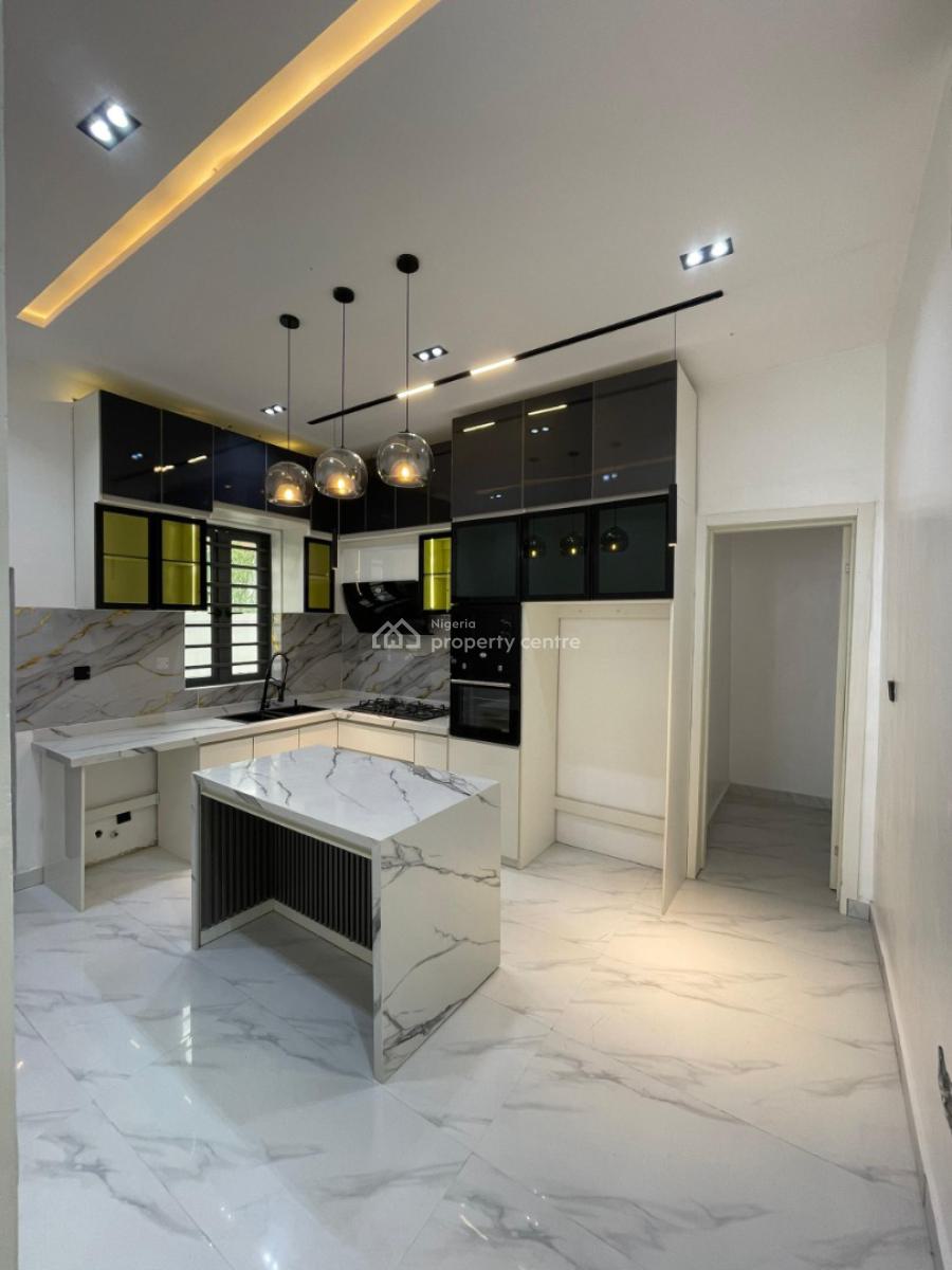 Well Built 5 Bedrooms Semi Detached Duplex with a Room Bq, Ajah, Lagos, Semi-detached Duplex for Sale