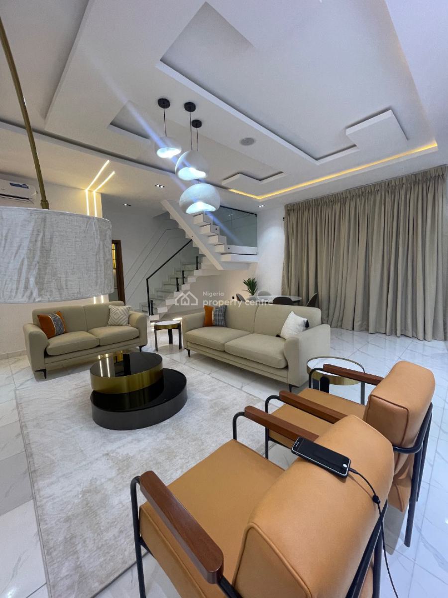 Beautifully Furnished 5 Bedroom Duplex, Chevron, Lekki, Lagos, Detached Duplex for Sale