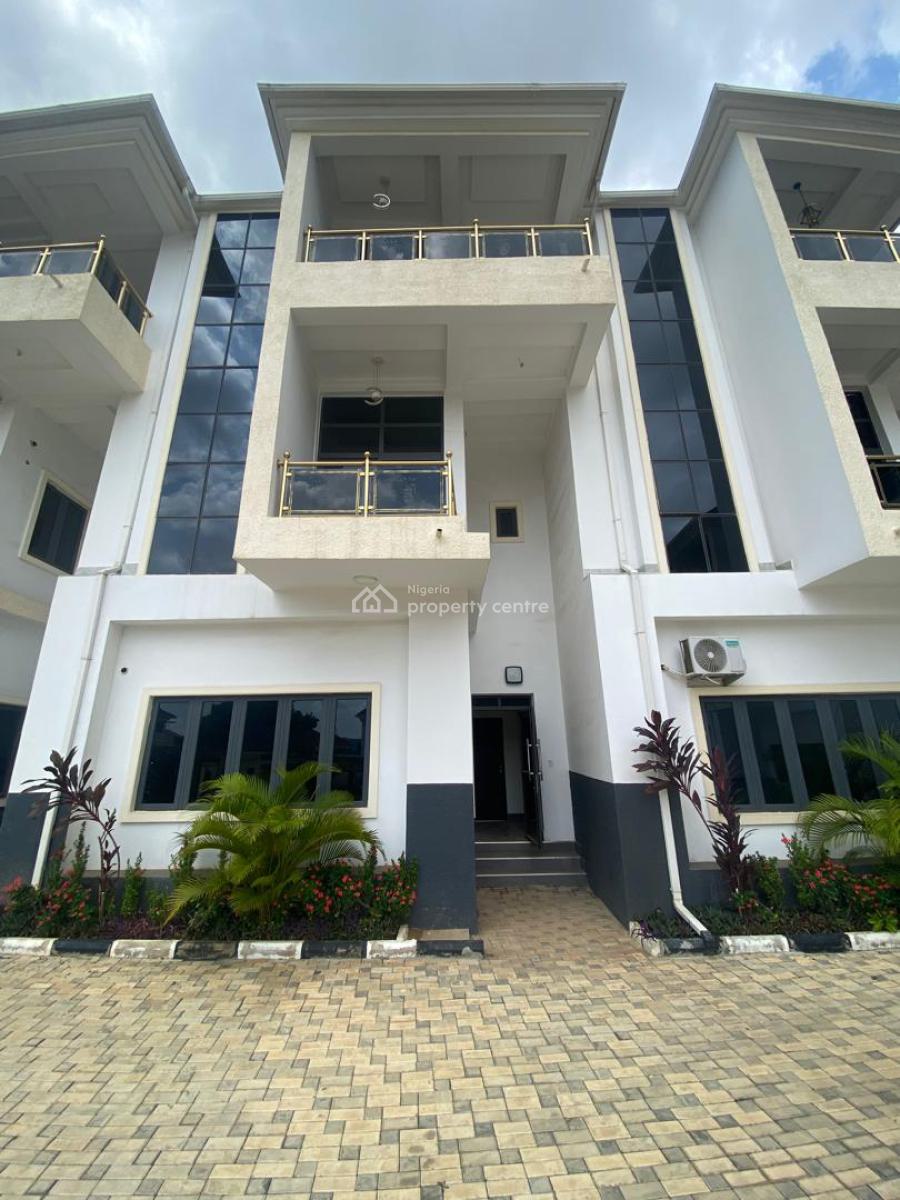 Luxurious & Brand New 4 Bedroom Spacious Serviced Terrace Duplex & Bq, Katampe Extension, Katampe, Abuja, Terraced Duplex for Rent