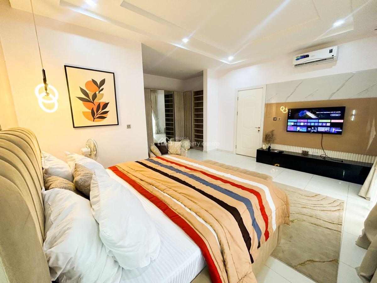 4 Bedroom Luxury Terraced Duplex with Ps5 & Swimming Pool, Abioro Street, Ikate Elegushi, Lekki, Lagos, House Short Let