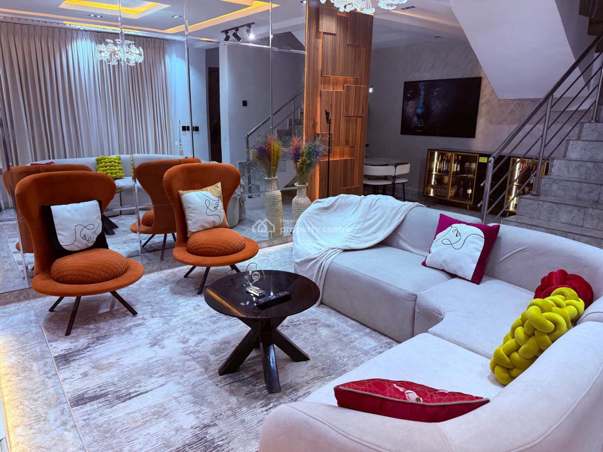 Boutique Styled 3 Bedroom Duplex, with Swimming Pool, Mijl Residence, Salem, Ikate, Lekki, Lagos, House Short Let