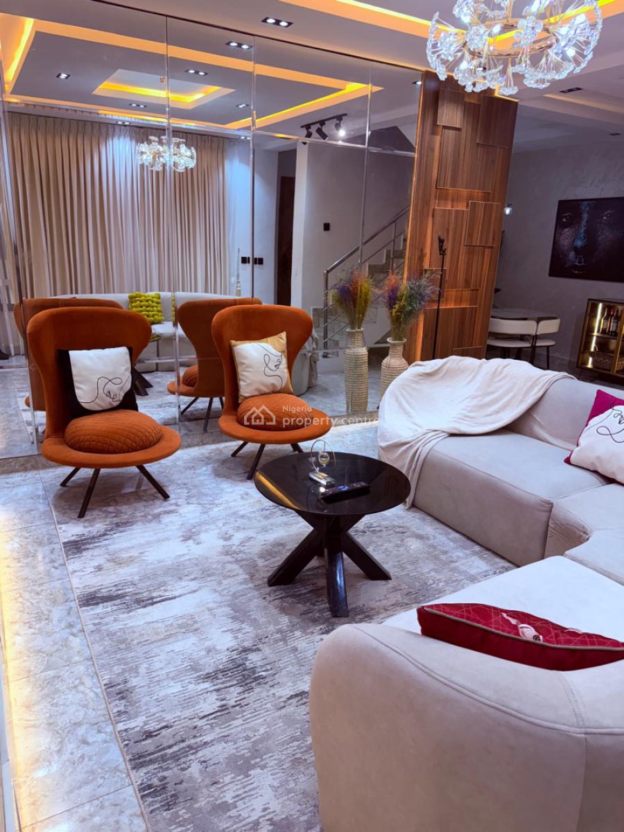 Boutique Styled 3 Bedroom Duplex, with Swimming Pool, Mijl Residence, Salem, Ikate, Lekki, Lagos, House Short Let