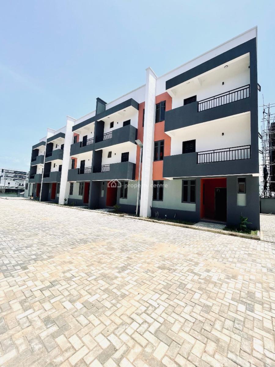 Bran New 4 Bedrooms Terrace Duplex with Bq, Ikate, Lekki, Lagos, Terraced Duplex for Rent