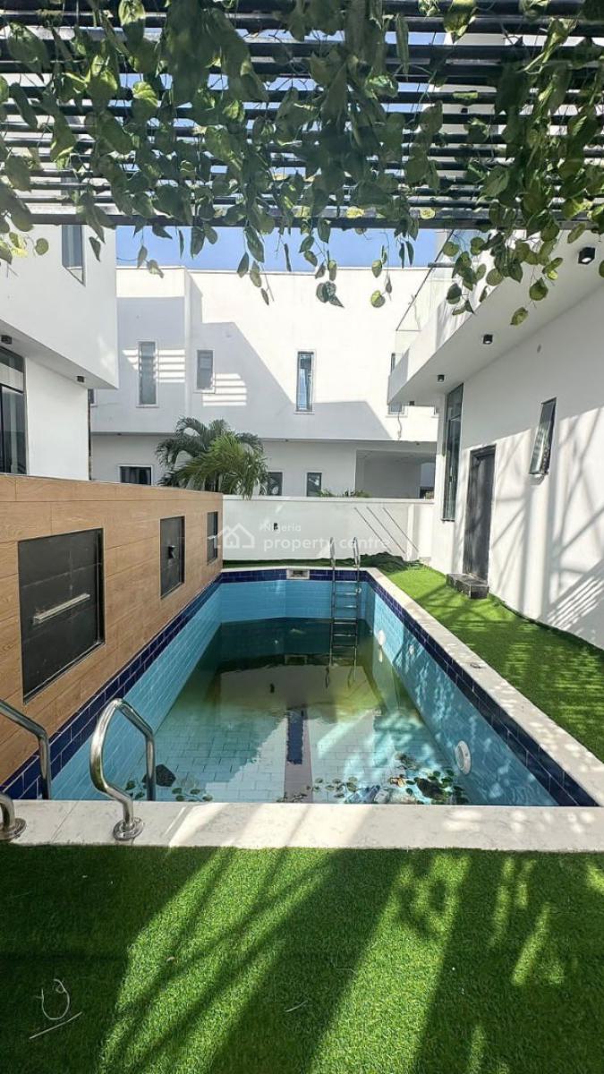 Brand New 6 Bedrooms Fully Detached Duplex with Pool and Cinema, Osapa, Lekki, Lagos, Detached Duplex for Sale
