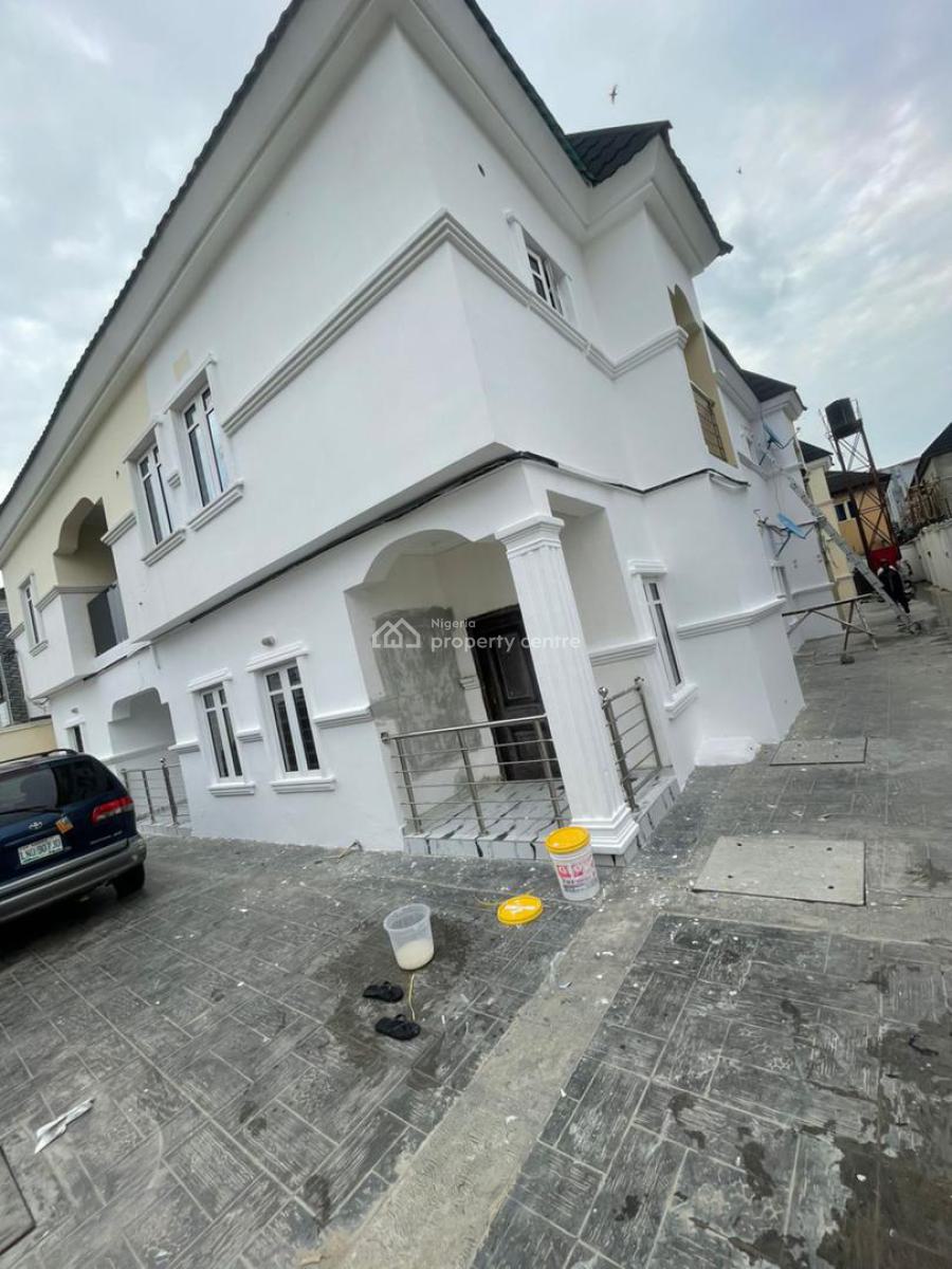Sharp 4 Bedroom Terrace Duplex in an Estate, Sangotedo, Ajah, Lagos, Terraced Duplex for Rent