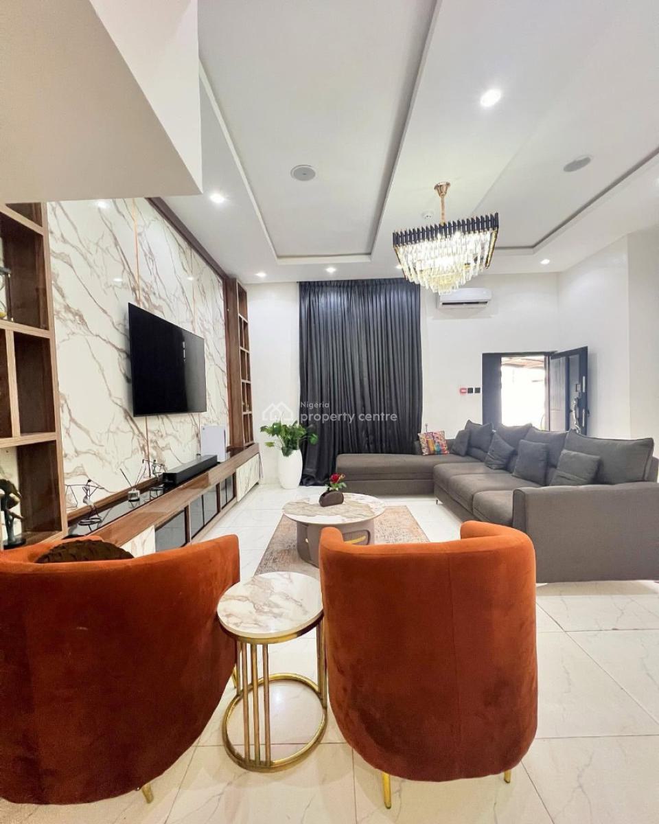 Distress : Fully Furnished 4 Bedrooms Semi-detached Duplex with Bq, Orchid Road, Lekki Phase 2, Lekki, Lagos, Semi-detached Duplex for Sale