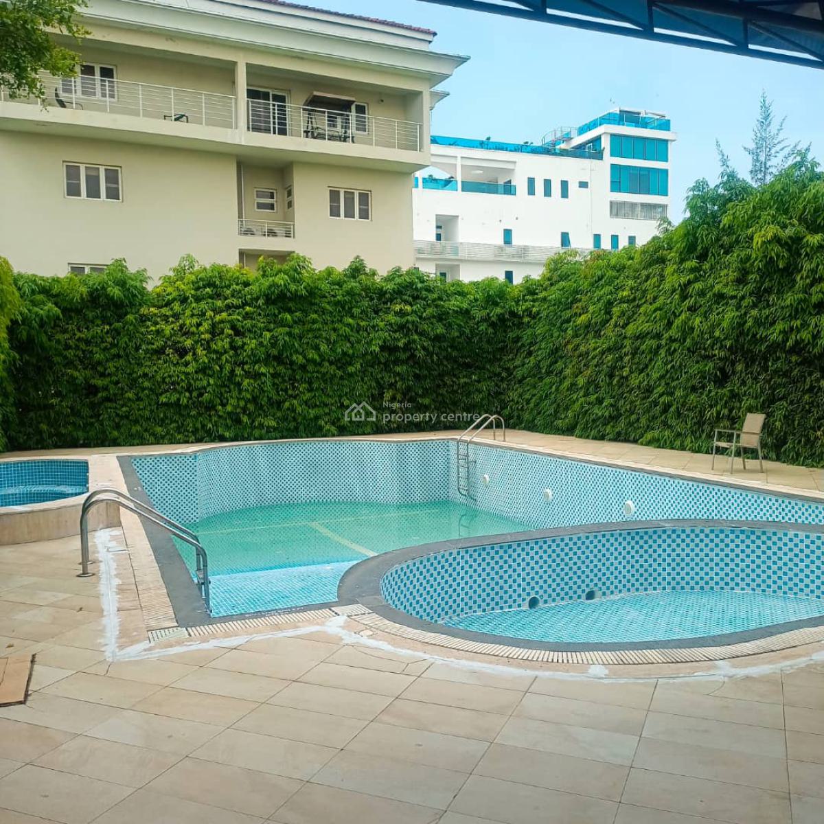 Waterfront 3 Bedrooms Luxury Apartment with Pool & Gym, Banana Island, Ikoyi, Lagos, Flat / Apartment for Rent